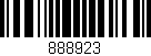 Código de barras (EAN, GTIN, SKU, ISBN): '888923'