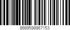 Código de barras (EAN, GTIN, SKU, ISBN): '8889598967153'