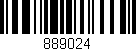Código de barras (EAN, GTIN, SKU, ISBN): '889024'