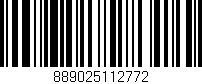 Código de barras (EAN, GTIN, SKU, ISBN): '889025112772'