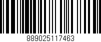Código de barras (EAN, GTIN, SKU, ISBN): '889025117463'