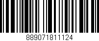Código de barras (EAN, GTIN, SKU, ISBN): '889071811124'