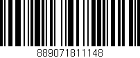 Código de barras (EAN, GTIN, SKU, ISBN): '889071811148'
