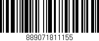 Código de barras (EAN, GTIN, SKU, ISBN): '889071811155'