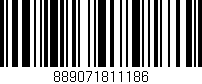 Código de barras (EAN, GTIN, SKU, ISBN): '889071811186'