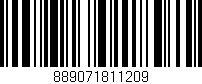 Código de barras (EAN, GTIN, SKU, ISBN): '889071811209'