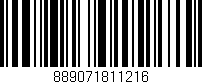 Código de barras (EAN, GTIN, SKU, ISBN): '889071811216'