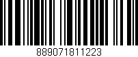 Código de barras (EAN, GTIN, SKU, ISBN): '889071811223'