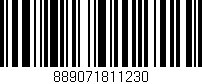 Código de barras (EAN, GTIN, SKU, ISBN): '889071811230'
