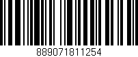 Código de barras (EAN, GTIN, SKU, ISBN): '889071811254'