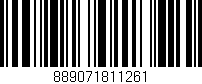 Código de barras (EAN, GTIN, SKU, ISBN): '889071811261'