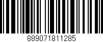 Código de barras (EAN, GTIN, SKU, ISBN): '889071811285'