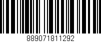 Código de barras (EAN, GTIN, SKU, ISBN): '889071811292'