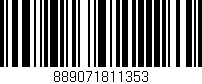 Código de barras (EAN, GTIN, SKU, ISBN): '889071811353'