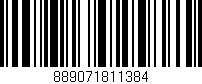 Código de barras (EAN, GTIN, SKU, ISBN): '889071811384'