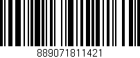 Código de barras (EAN, GTIN, SKU, ISBN): '889071811421'