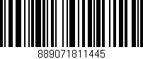 Código de barras (EAN, GTIN, SKU, ISBN): '889071811445'
