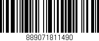 Código de barras (EAN, GTIN, SKU, ISBN): '889071811490'