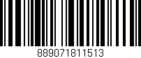 Código de barras (EAN, GTIN, SKU, ISBN): '889071811513'