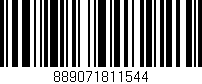 Código de barras (EAN, GTIN, SKU, ISBN): '889071811544'