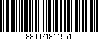 Código de barras (EAN, GTIN, SKU, ISBN): '889071811551'