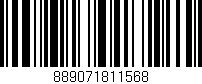 Código de barras (EAN, GTIN, SKU, ISBN): '889071811568'