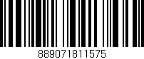 Código de barras (EAN, GTIN, SKU, ISBN): '889071811575'