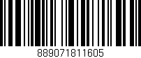 Código de barras (EAN, GTIN, SKU, ISBN): '889071811605'