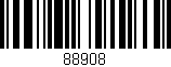 Código de barras (EAN, GTIN, SKU, ISBN): '88908'