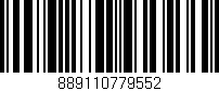 Código de barras (EAN, GTIN, SKU, ISBN): '889110779552'