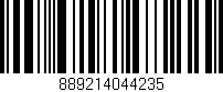 Código de barras (EAN, GTIN, SKU, ISBN): '889214044235'