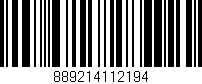 Código de barras (EAN, GTIN, SKU, ISBN): '889214112194'