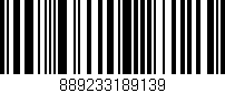 Código de barras (EAN, GTIN, SKU, ISBN): '889233189139'