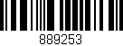 Código de barras (EAN, GTIN, SKU, ISBN): '889253'