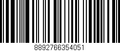 Código de barras (EAN, GTIN, SKU, ISBN): '8892766354051'