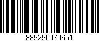 Código de barras (EAN, GTIN, SKU, ISBN): '889296079651'
