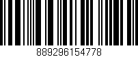Código de barras (EAN, GTIN, SKU, ISBN): '889296154778'