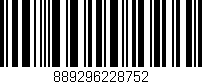 Código de barras (EAN, GTIN, SKU, ISBN): '889296228752'