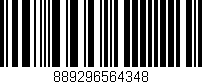 Código de barras (EAN, GTIN, SKU, ISBN): '889296564348'