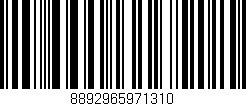 Código de barras (EAN, GTIN, SKU, ISBN): '8892965971310'