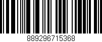 Código de barras (EAN, GTIN, SKU, ISBN): '889296715368'