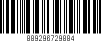 Código de barras (EAN, GTIN, SKU, ISBN): '889296729884'