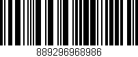 Código de barras (EAN, GTIN, SKU, ISBN): '889296968986'