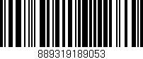 Código de barras (EAN, GTIN, SKU, ISBN): '889319189053'