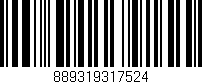Código de barras (EAN, GTIN, SKU, ISBN): '889319317524'