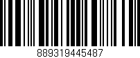 Código de barras (EAN, GTIN, SKU, ISBN): '889319445487'
