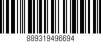 Código de barras (EAN, GTIN, SKU, ISBN): '889319496694'