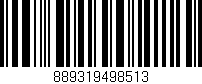 Código de barras (EAN, GTIN, SKU, ISBN): '889319498513'