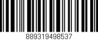 Código de barras (EAN, GTIN, SKU, ISBN): '889319498537'