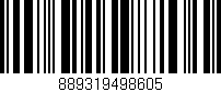 Código de barras (EAN, GTIN, SKU, ISBN): '889319498605'